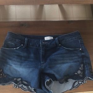 Jessica Simpson denim shorts